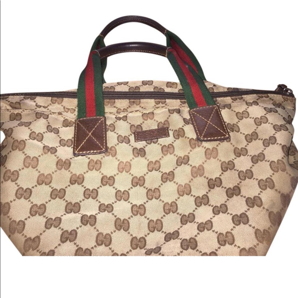 SOLDGucci Canvas Tote Bag